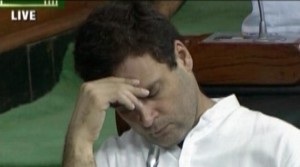 rahul gandhi sleeping